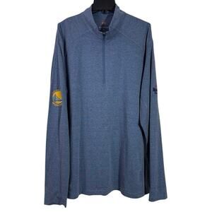 NBA Golden State Warriors Travis Mathew 1/4 Zip Pullover Shirt Mens XXL Modelo